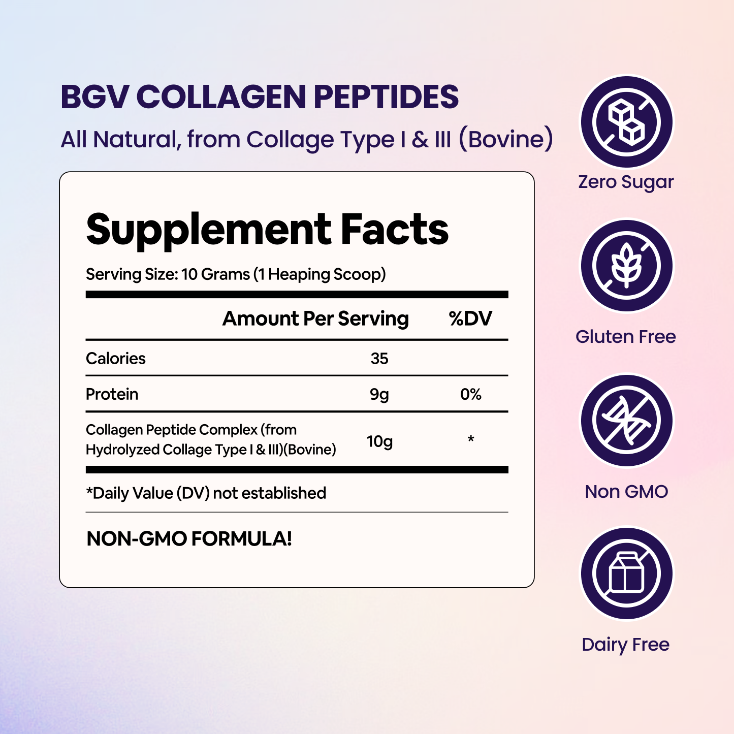 BGV Collagen Powder Stick Box