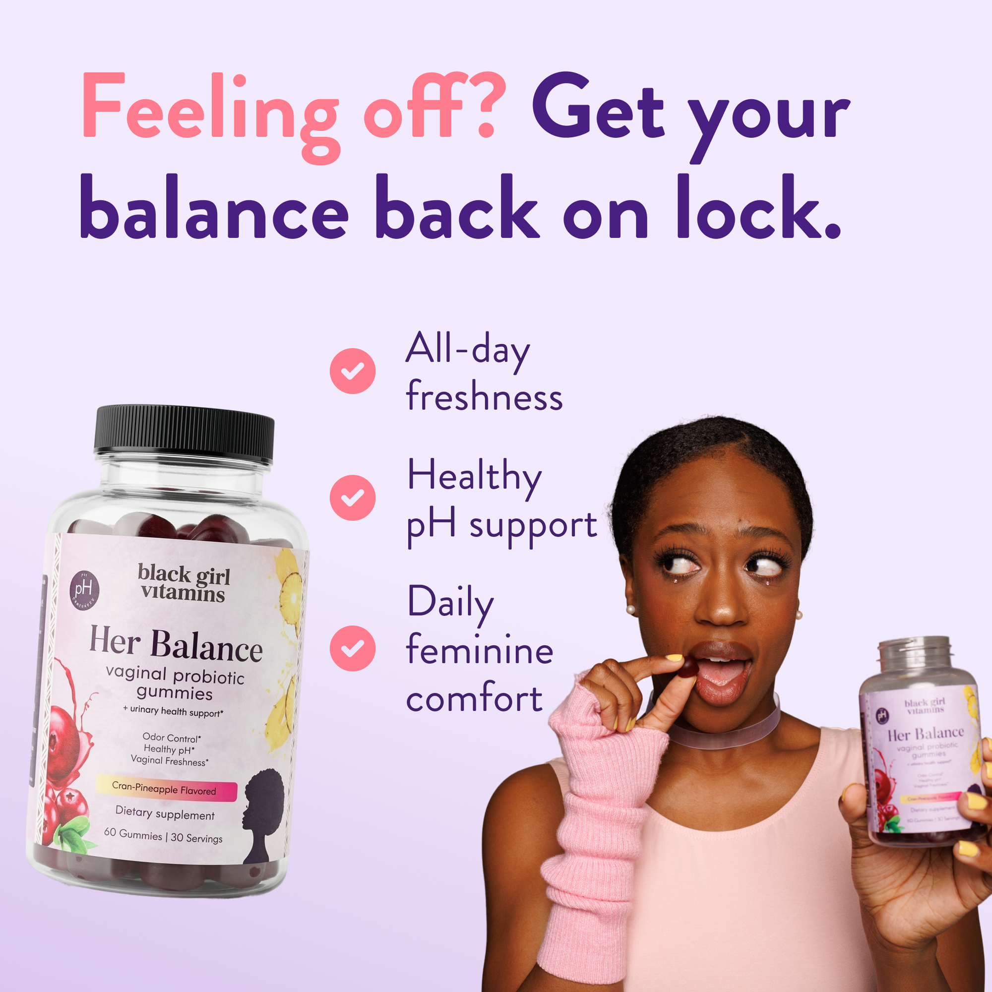 Her Balance Vaginal Probiotic Gummies